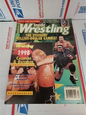 Vintage WWF WCW Retro Inside Wrestling Magazine 1997 Steiner Million Dollar Cb51